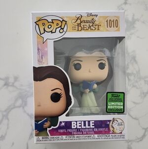 Funko POP Disney Beauty Beast Belle 1010 Green Dress ECCC 2021 Spring Convention